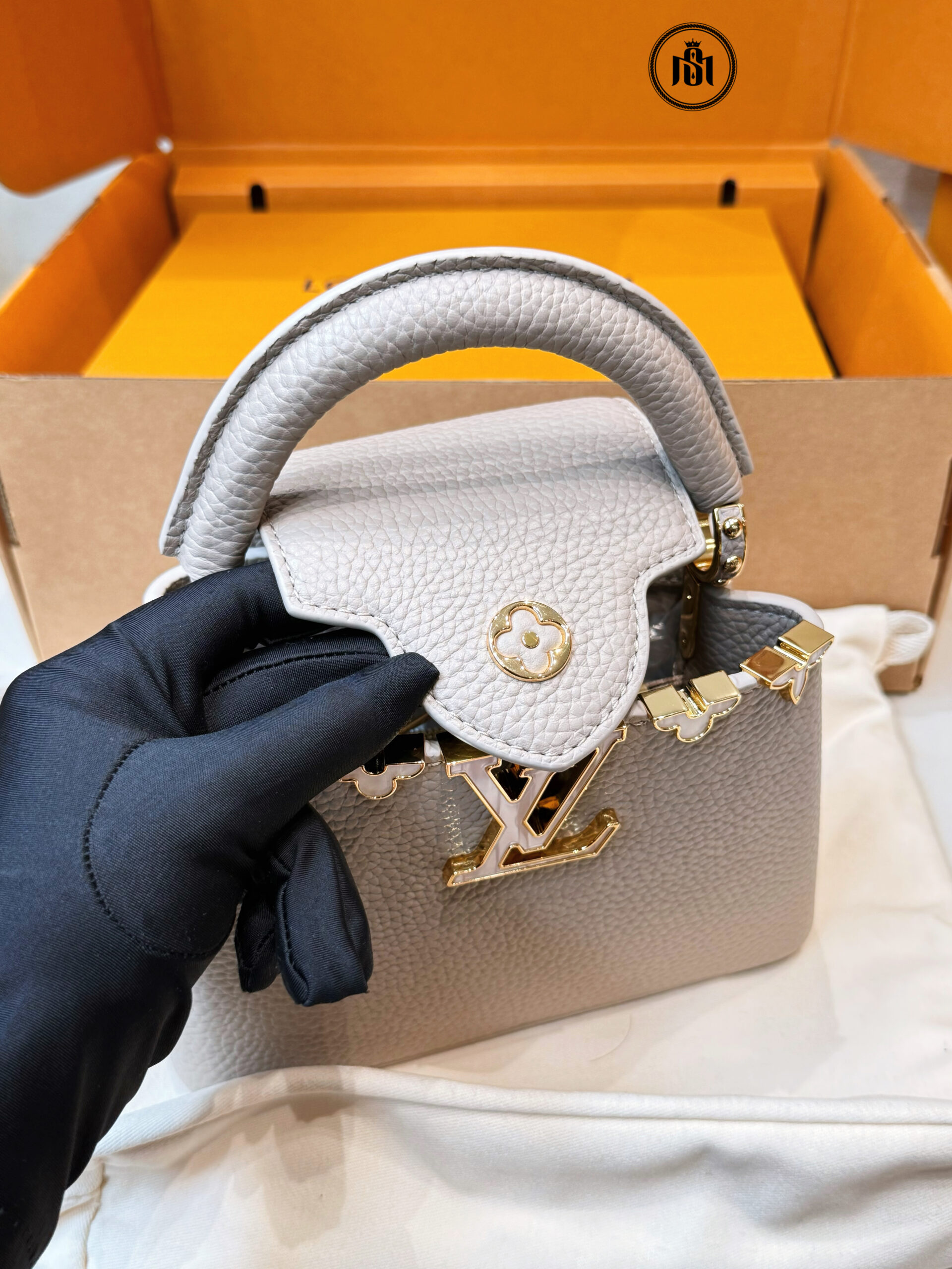 TÚI LOUIS VUITTON CAPUCINES MINI M11341 3 TÚI LOUIS VUITTON CAPUCINES MINI M11341 - Ảnh 3