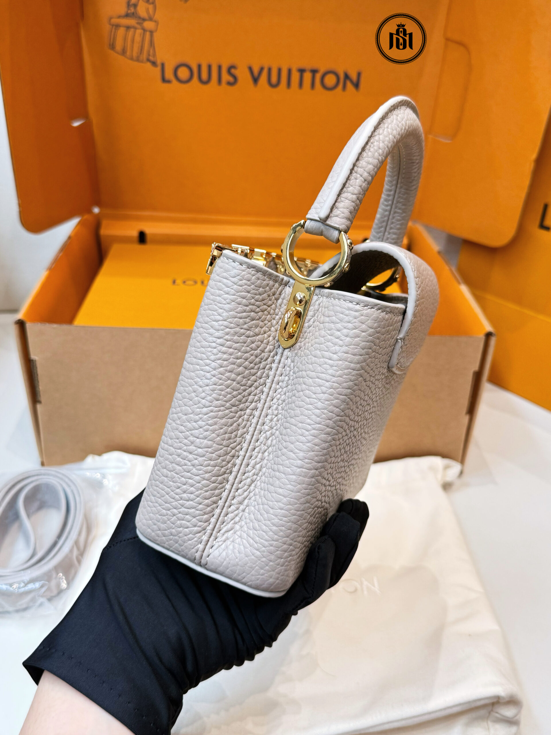 TÚI LOUIS VUITTON CAPUCINES MINI M11341 4 TÚI LOUIS VUITTON CAPUCINES MINI M11341 - Ảnh 4