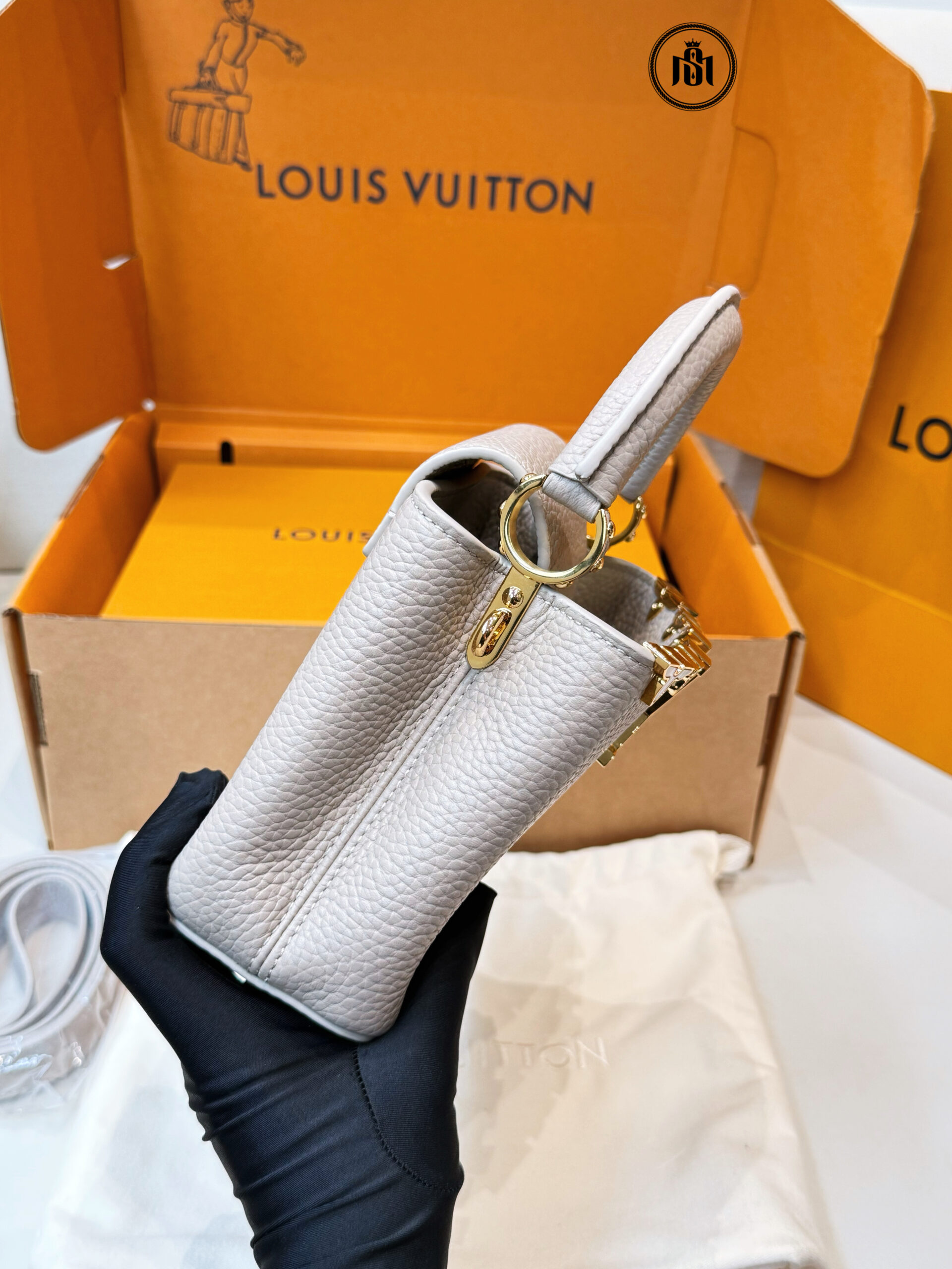TÚI LOUIS VUITTON CAPUCINES MINI M11341 5 TÚI LOUIS VUITTON CAPUCINES MINI M11341 - Ảnh 5