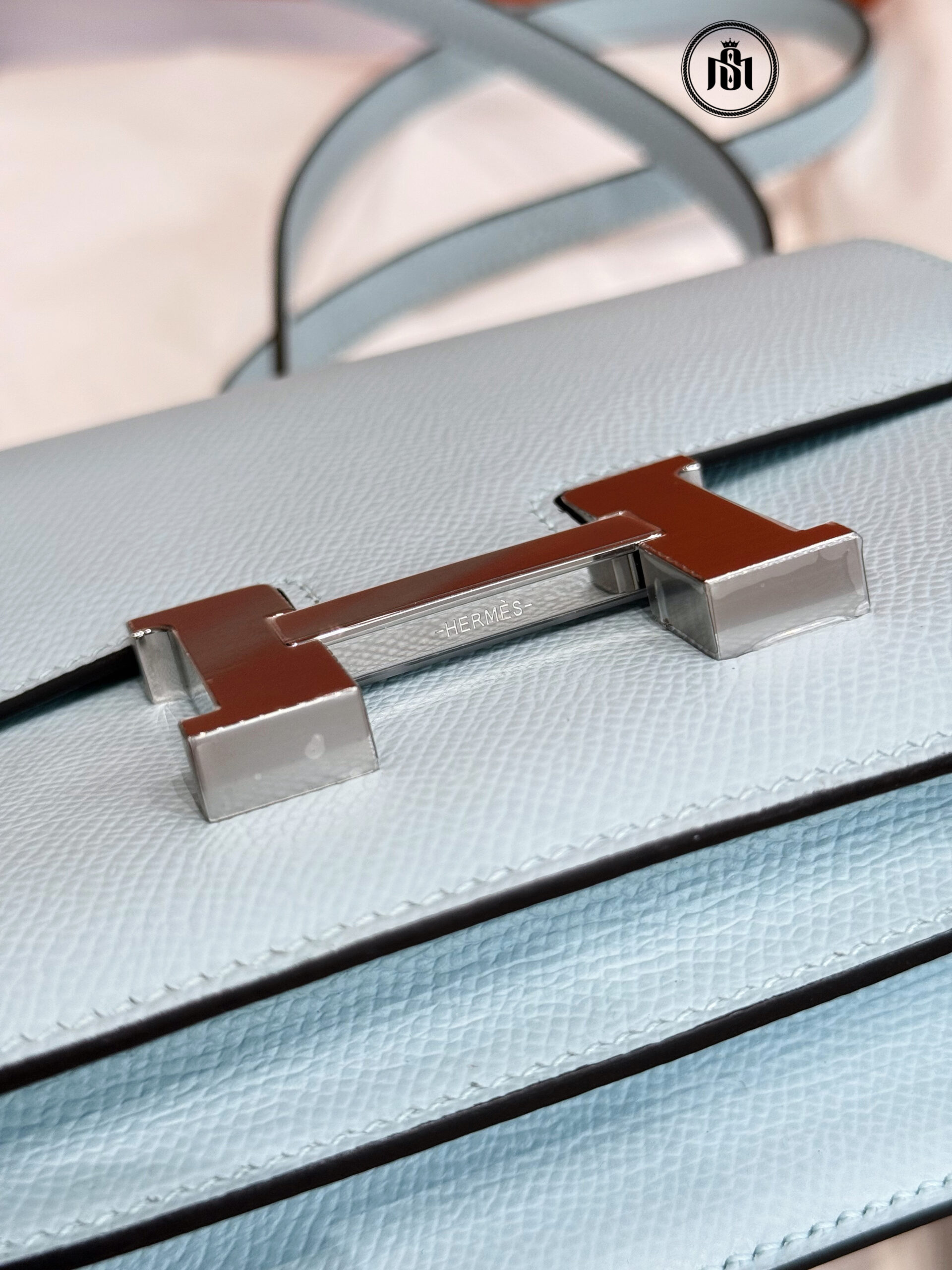 TÚI HERMES CONSTANCE 18 BLEU BRUME EPSOM - PHW 6 TÚI HERMES CONSTANCE 18 BLEU BRUME EPSOM - PHW - Ảnh 6