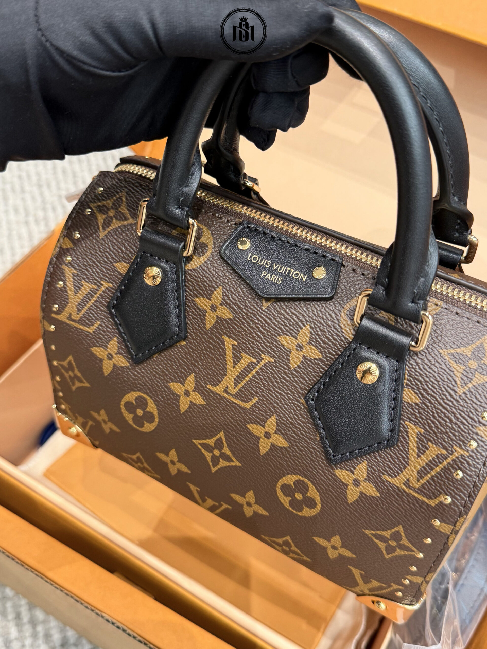 TÚI LOUIS VUITTON SPEEDY TRUNK 20 M13146 3 TÚI LOUIS VUITTON SPEEDY TRUNK 20 M13146 - Ảnh 3