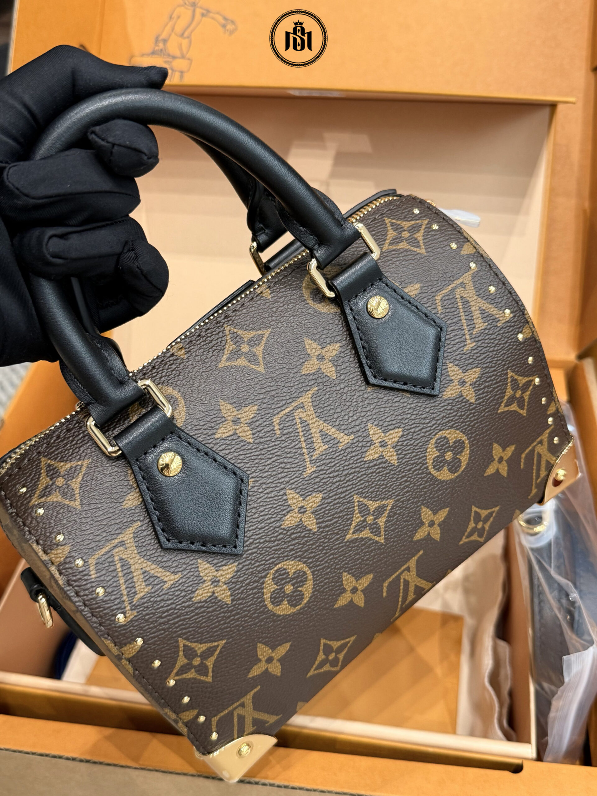 TÚI LOUIS VUITTON SPEEDY TRUNK 20 M13146 6 TÚI LOUIS VUITTON SPEEDY TRUNK 20 M13146 - Ảnh 6