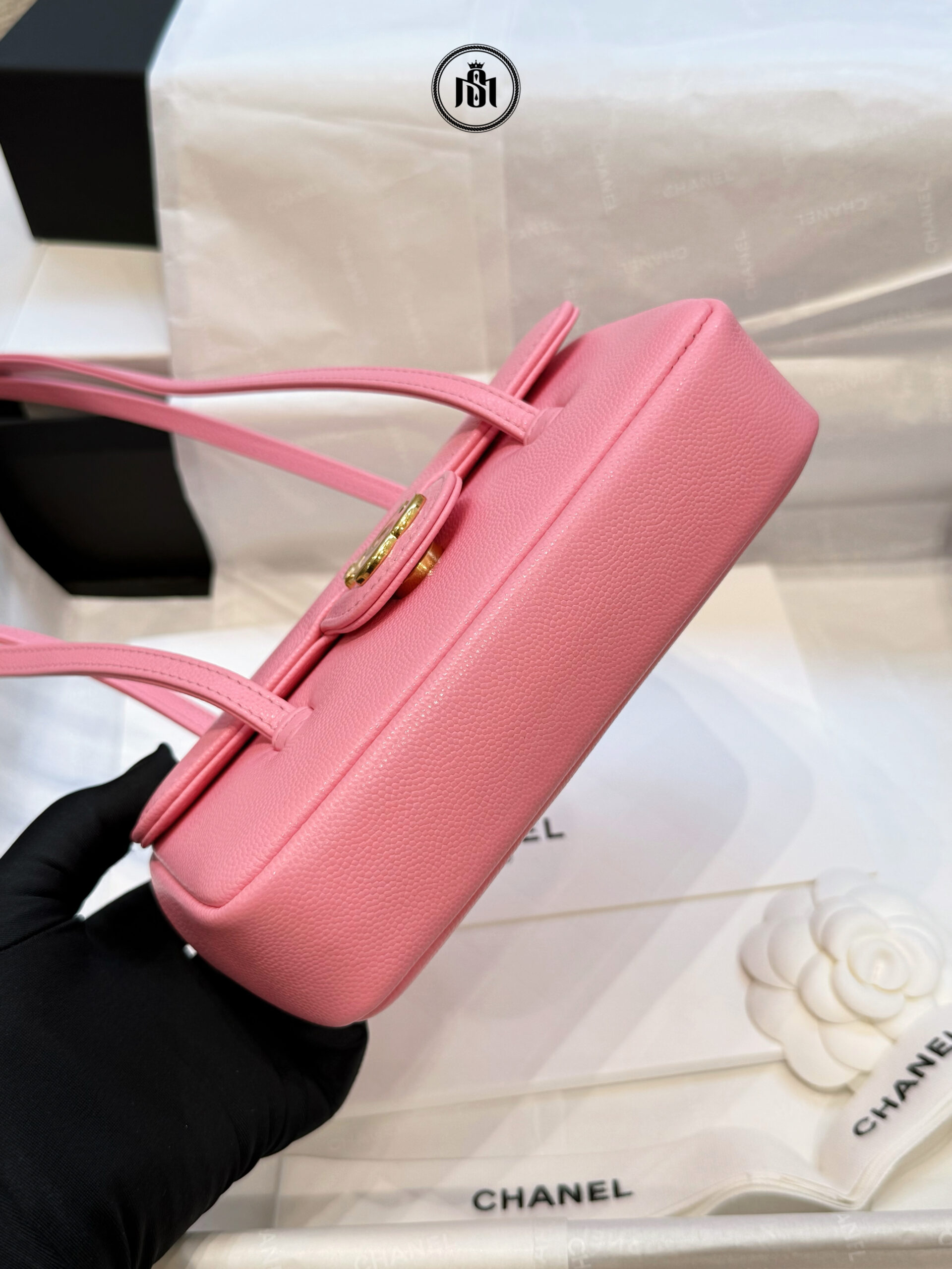 TÚI CHANEL PREPPY COCO MINI FLAP BAG IN PINK GRAINED CALFSKIN & GOLD-TONE METAL 10 TÚI CHANEL PREPPY COCO MINI FLAP BAG IN PINK GRAINED CALFSKIN & GOLD-TONE METAL - Ảnh 10