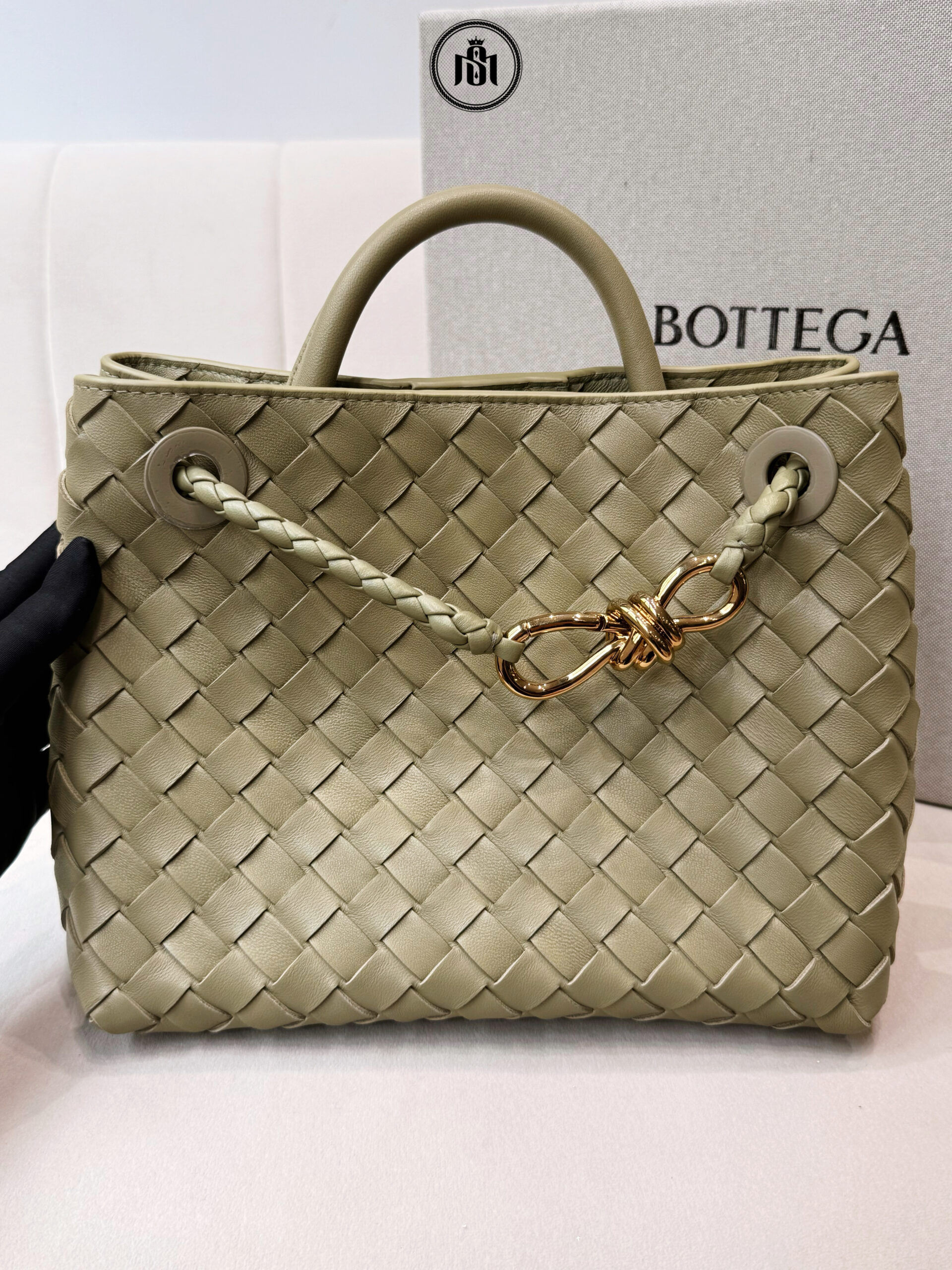 TÚI BOTTEGA VENETA SMALL ANDIAMO TRAVERTINE 2 TÚI BOTTEGA VENETA SMALL ANDIAMO TRAVERTINE - Ảnh 2