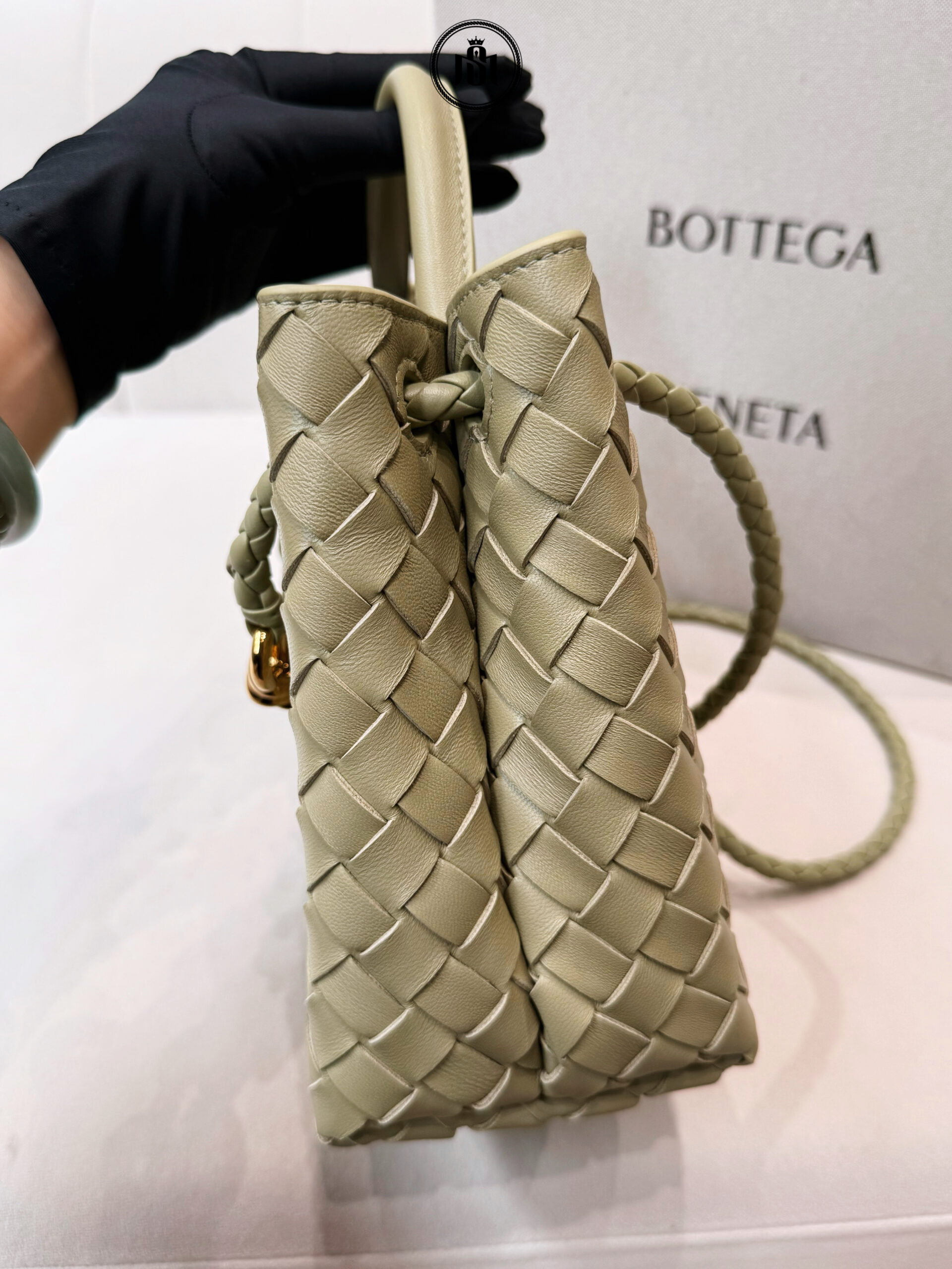 TÚI BOTTEGA VENETA SMALL ANDIAMO TRAVERTINE 7 TÚI BOTTEGA VENETA SMALL ANDIAMO TRAVERTINE - Ảnh 7