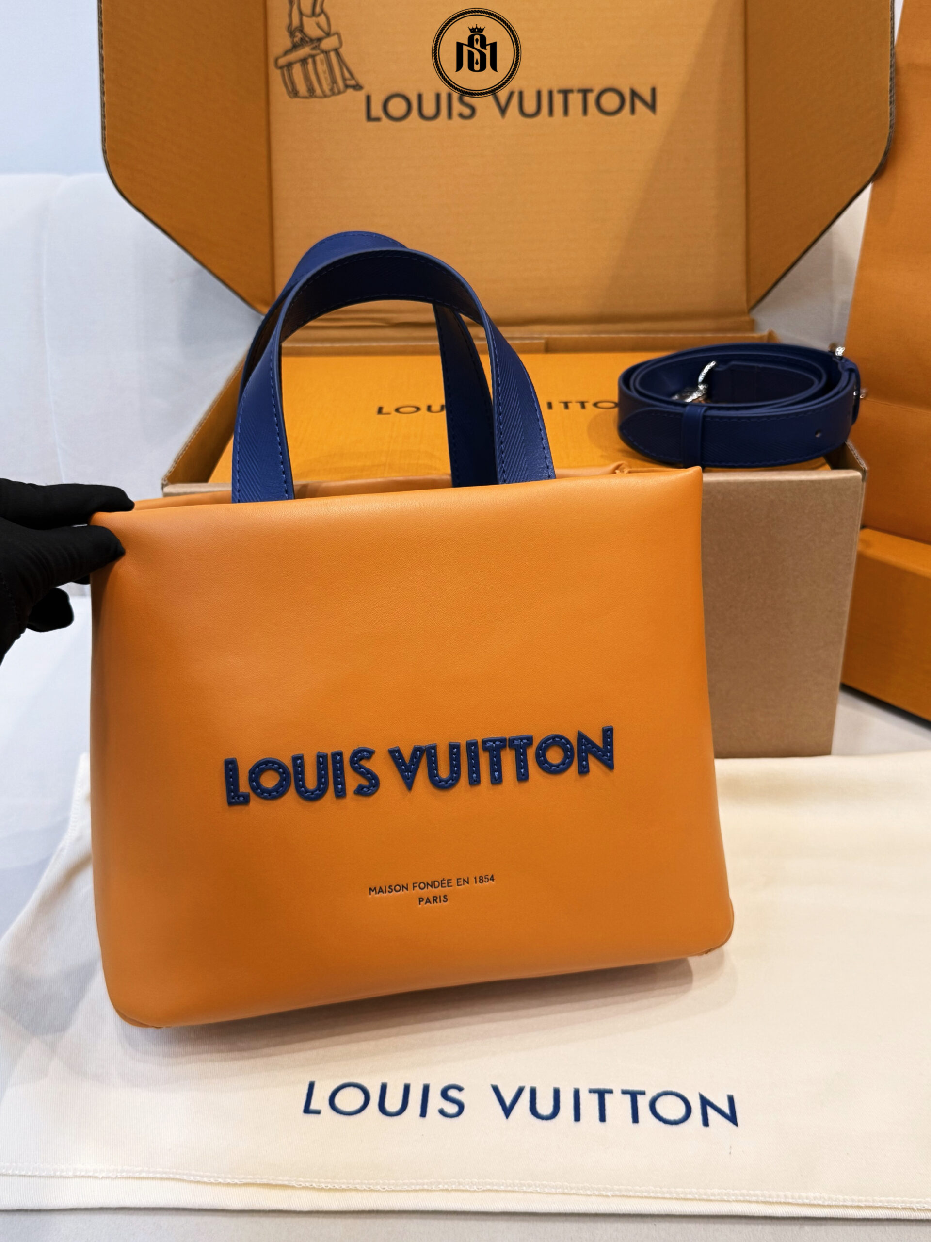 TÚI LOUIS VUITTON MINI SHOPPER TOTE SAFRAN YELLOW M28310 2 TÚI LOUIS VUITTON MINI SHOPPER TOTE SAFRAN YELLOW M28310 - Ảnh 2