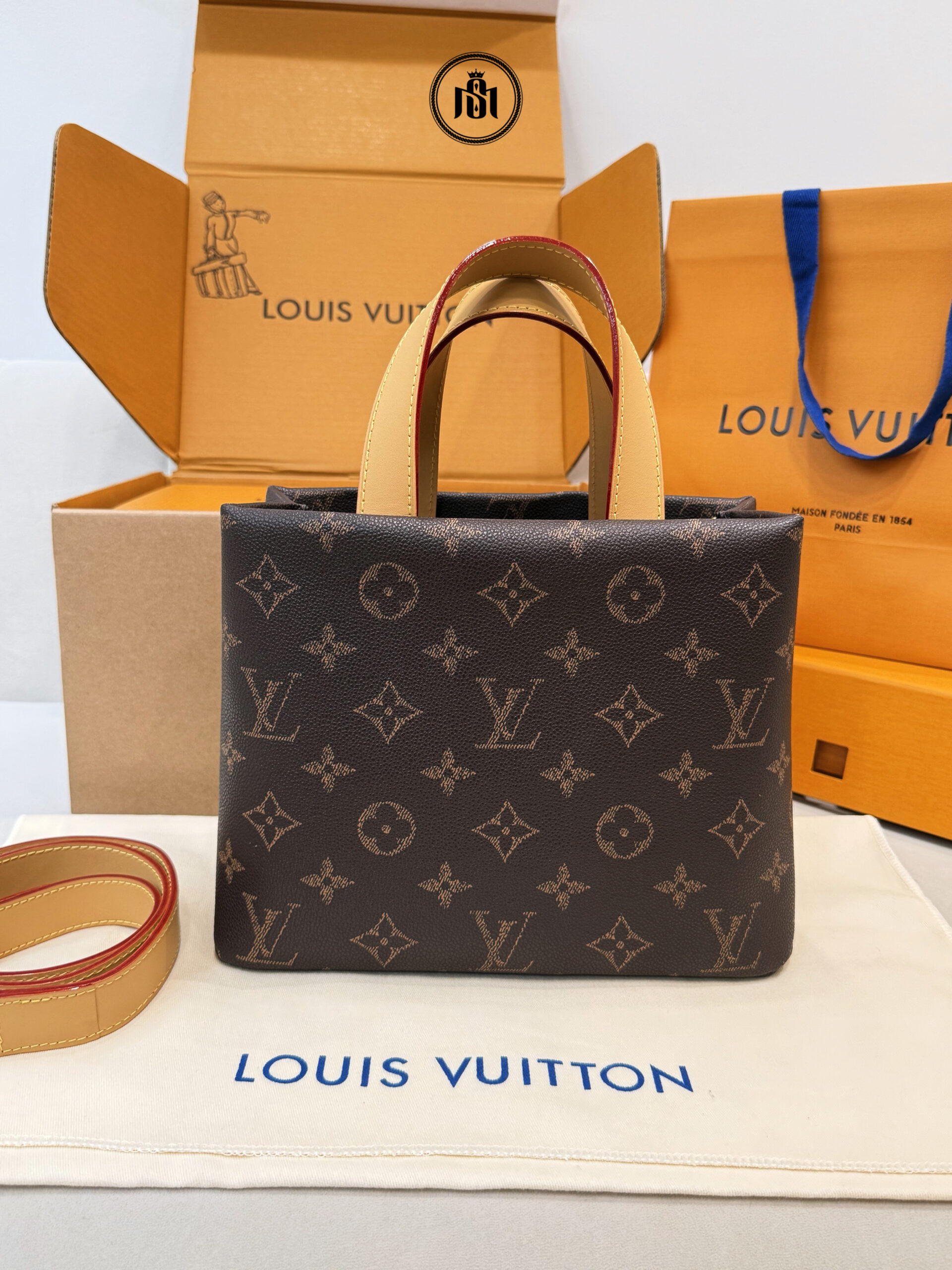 TÚI LOUIS VUITTON MINI SHOPPER TOTE MONOGRAM M27019 7 TÚI LOUIS VUITTON MINI SHOPPER TOTE MONOGRAM M27019 - Ảnh 7