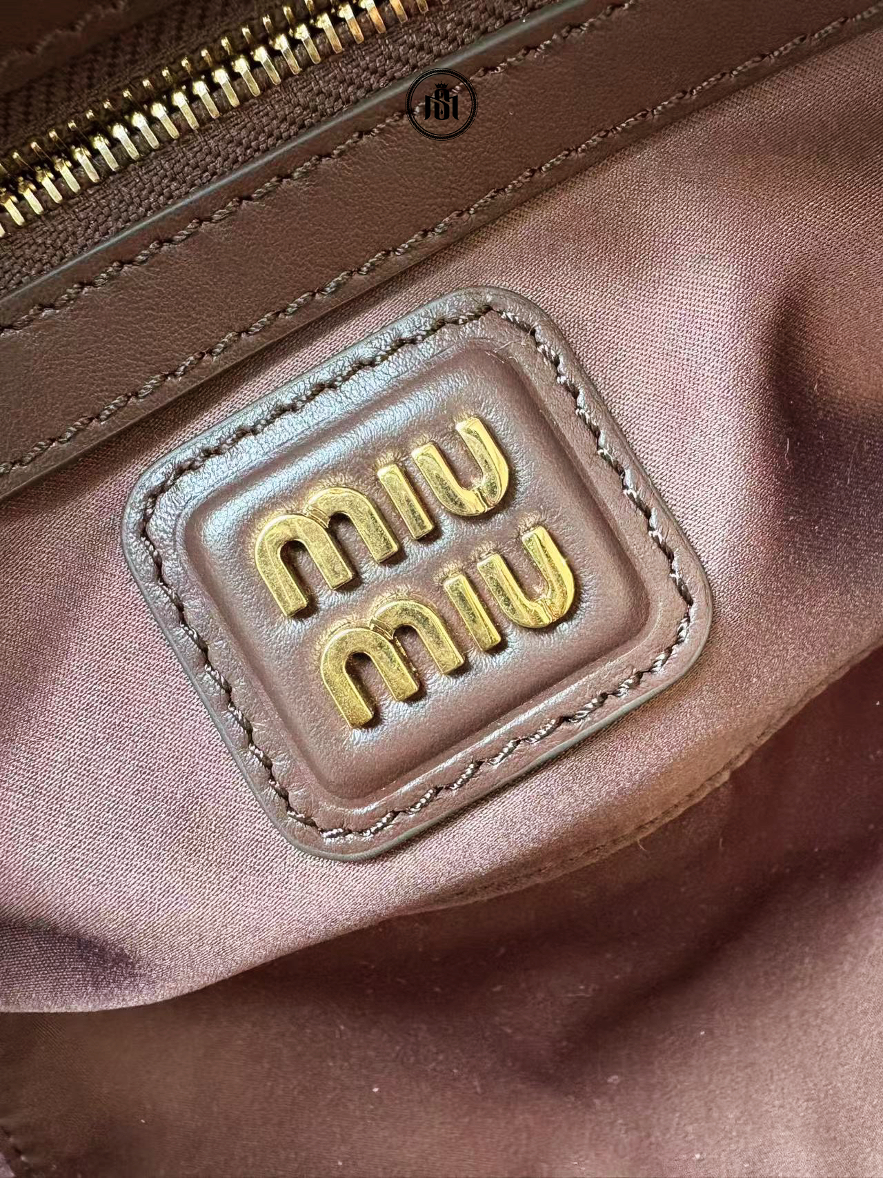 TÚI MIU MIU ARCADIE LEATHER LARGE BAG BRIARWOOD 8 TÚI MIU MIU ARCADIE LEATHER LARGE BAG BRIARWOOD - Ảnh 8