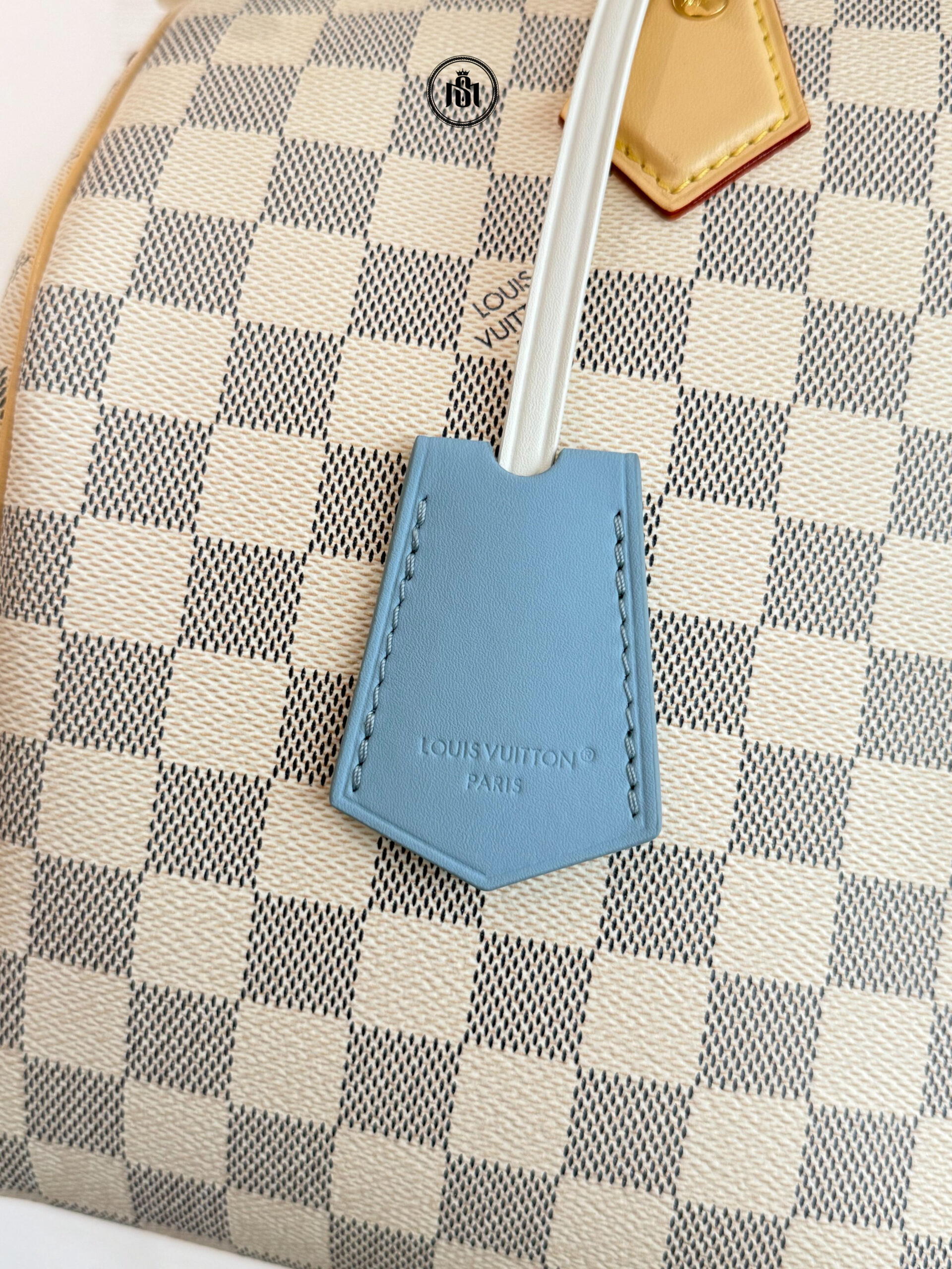 TÚI LOUIS VUITTON SPEEDY 30 SOFT DAMIER AZUR CANVAS N40908 8 TÚI LOUIS VUITTON SPEEDY 30 SOFT DAMIER AZUR CANVAS N40908 - Ảnh 8