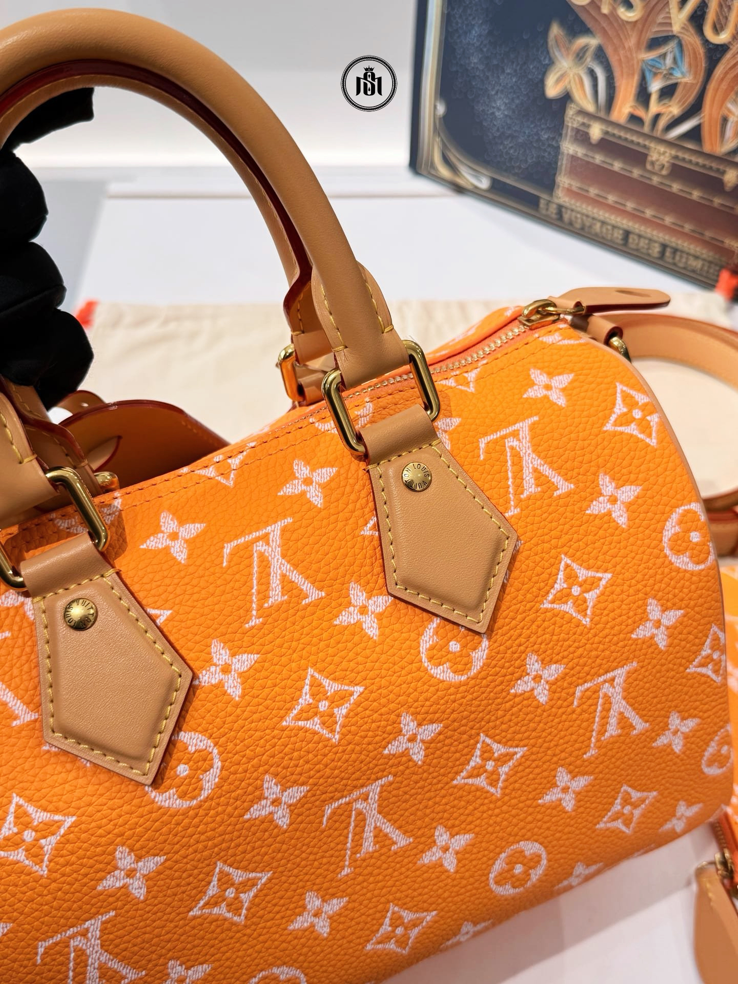 TÚI LOUIS VUITTON SPEEDY P9 BANDOULIÈRE 25 SUMMER PEACH M13912 5 TÚI LOUIS VUITTON SPEEDY P9 BANDOULIÈRE 25 SUMMER PEACH M13912 - Ảnh 5